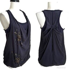 Robbi Nikki Embellished Beaded Tank Top M y2k whimsigoth fairy grunge indie